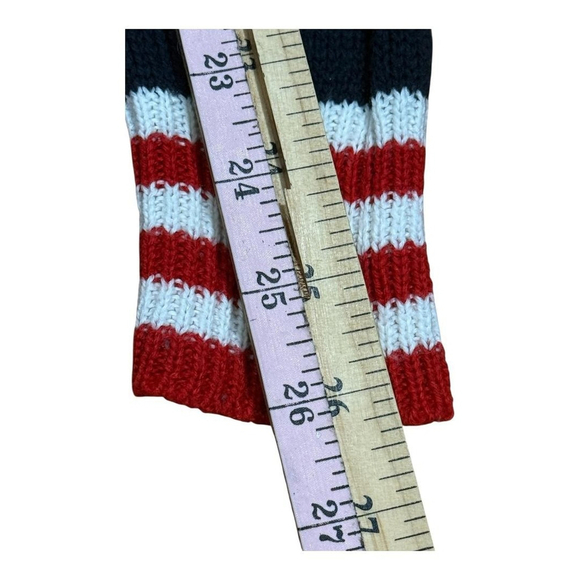 Ugly Christmas Sweater Womens Small Festive Xmas Trees Stockings Pullover - Picture 5 of 8